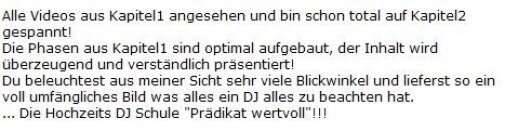 DJ Schule Testimonial DJane Margerie